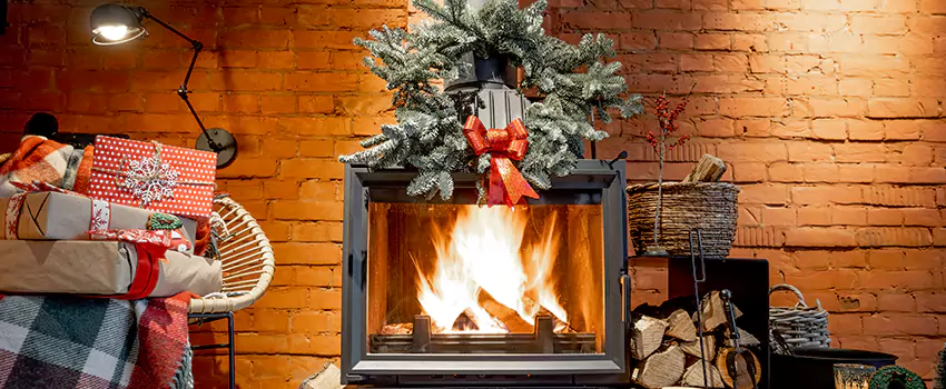 Travis Industries Linear Gas Fireplace Installation in Morganton, North Carolina