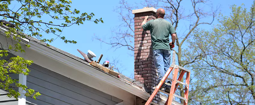Vinyl and PVC Chimney Flashing Installation in Morganton, NC