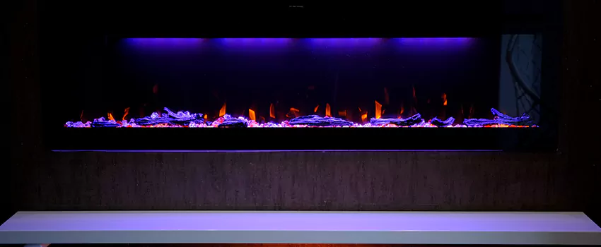 Dynamic Flame Color Fireplace Installation in Morganton, NC