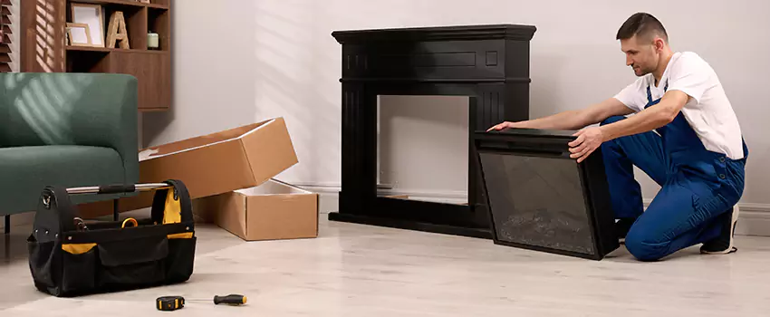 Old Rusted Metal Fireplace Repair And Replacement in Morganton, NC