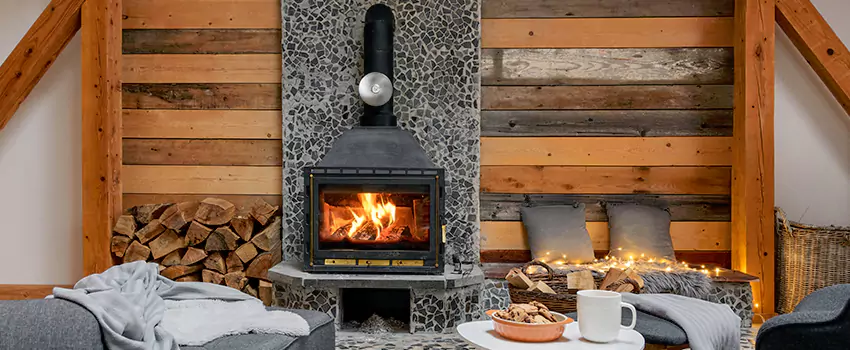 Thelin Hearth Products Direct Vent Gas Stove Fireplace Inspection in Morganton, North Carolina